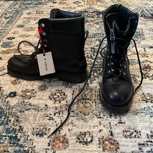 Men’s Zara black combat boots